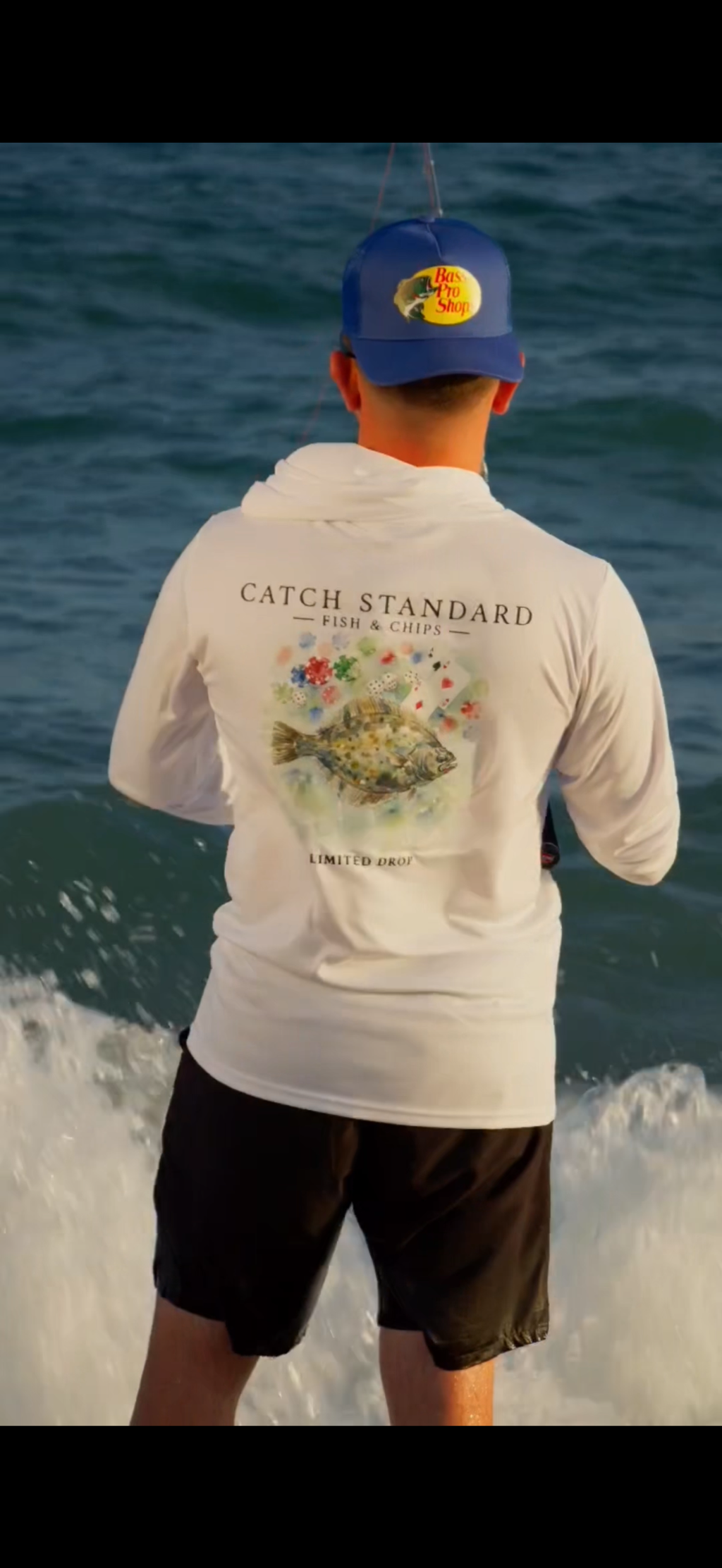 The Standard Drop Vol. 1 - Fish & Chips Performance Hooded Long-sleeve UPF Shirt