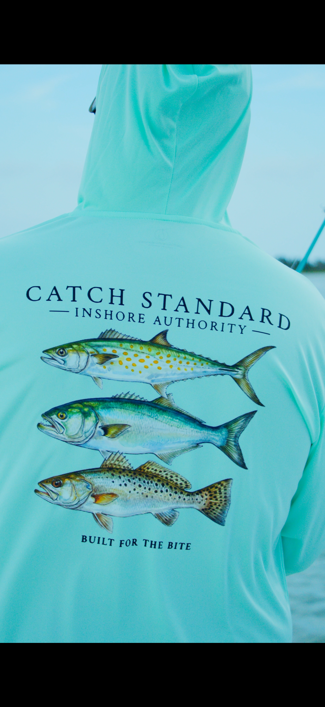 The Standard Drop Vol. 1 - Inshore Authority Performance Hooded Long-sleeve UPF Shirt