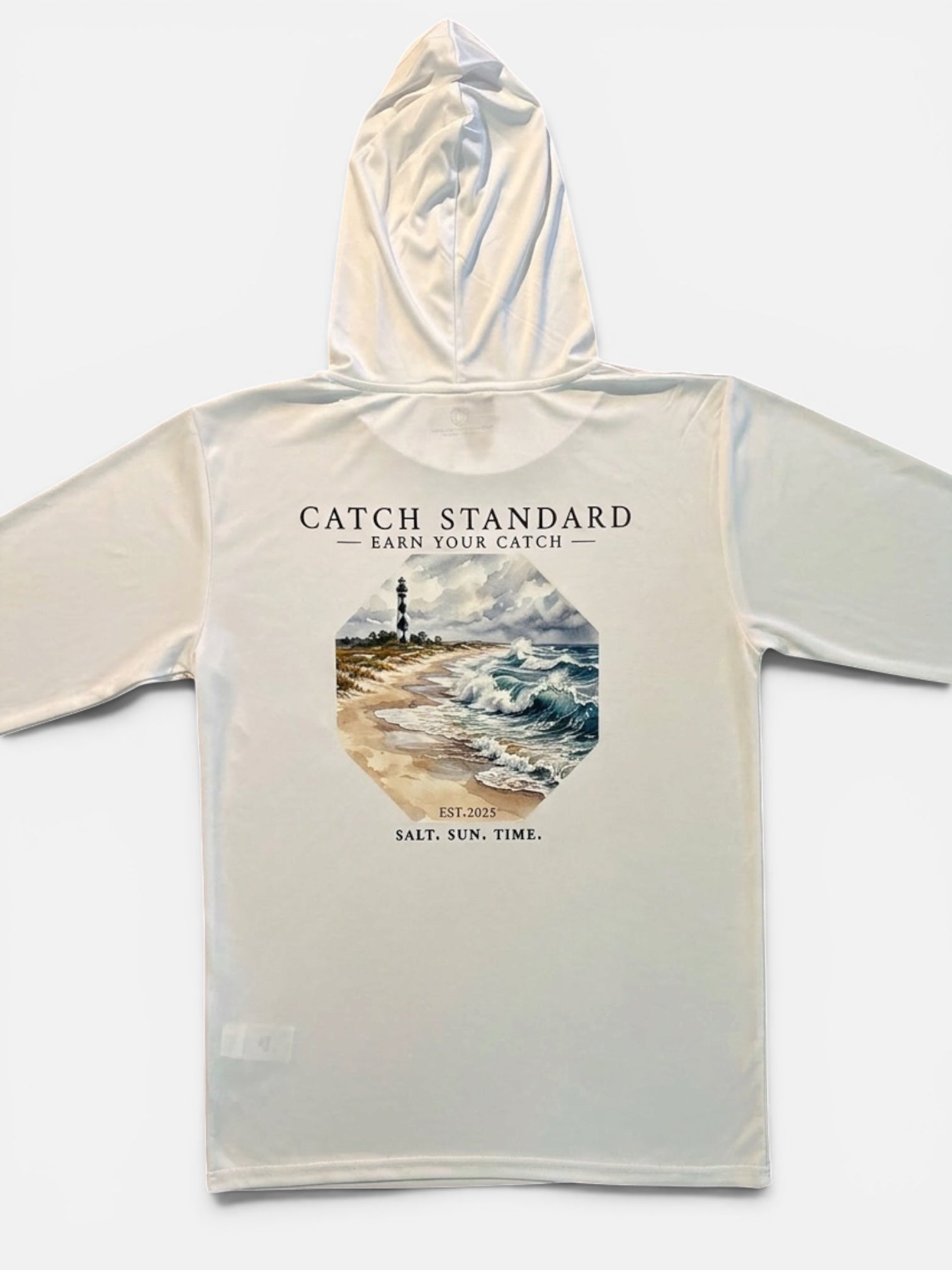 The Standard Drop Vol. 1 - Sun. Salt. Time. Performance Hooded Long-sleeve UPF Shirt