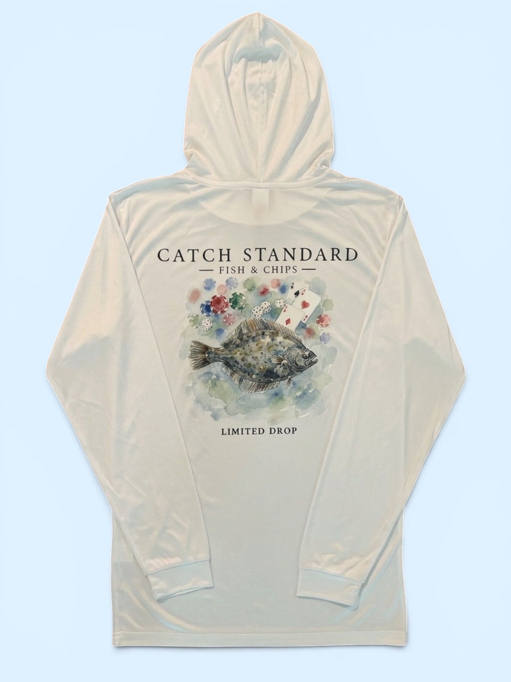 The Standard Drop Vol. 1 - Fish & Chips Performance Hooded Long-sleeve UPF Shirt