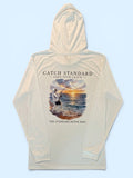 The Standard Drop Vol. 1 - "The Standard Never Dies" Performance Hooded Long-sleeve UPF Shirt