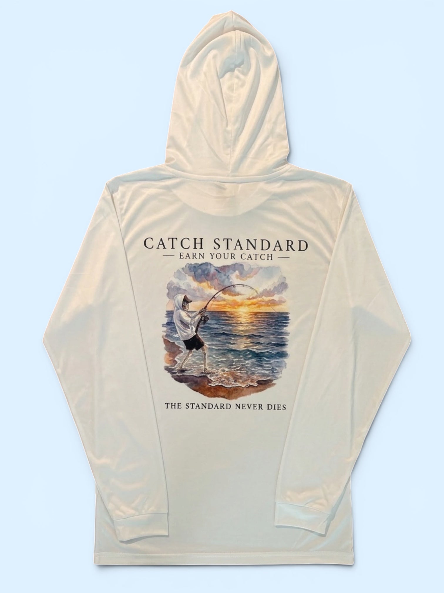 The Standard Drop Vol. 1 - "The Standard Never Dies" Performance Hooded Long-sleeve UPF Shirt